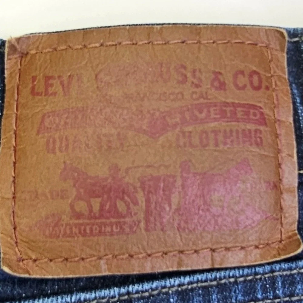 Levi's 510 Super Skinny Jeans Dark Wash Mens W36 L32‎ Cotton Spandex